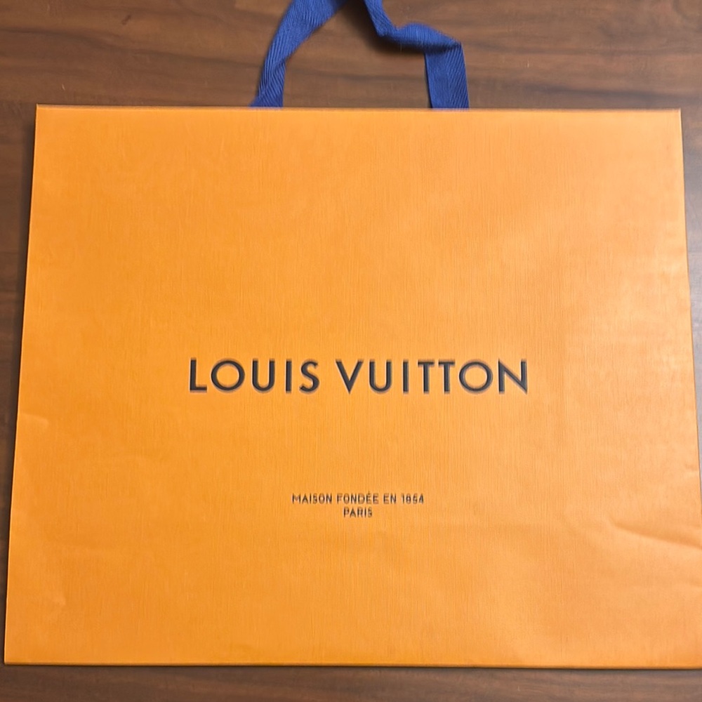 Louis Vuitton Orange Shopping Bag